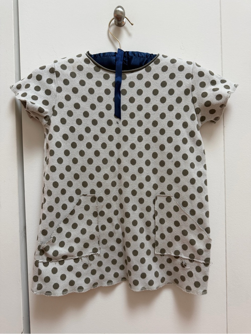 Pantuf Girl’s Cotton Polka Dot Dress